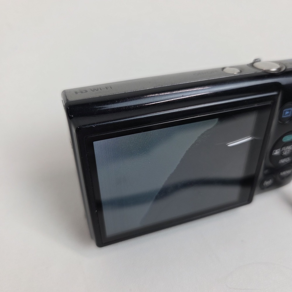 Canon Powershot ELPH 190 IS 10x Digital Camera Black Broken Cracked Display - Picture 9 of 16